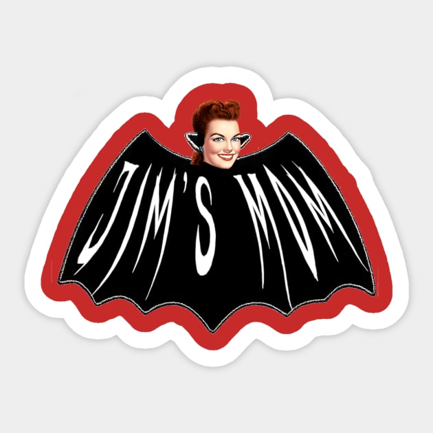 Jim's Bat Mom Sticker by Matt and Mattinglys Ice Cream Social